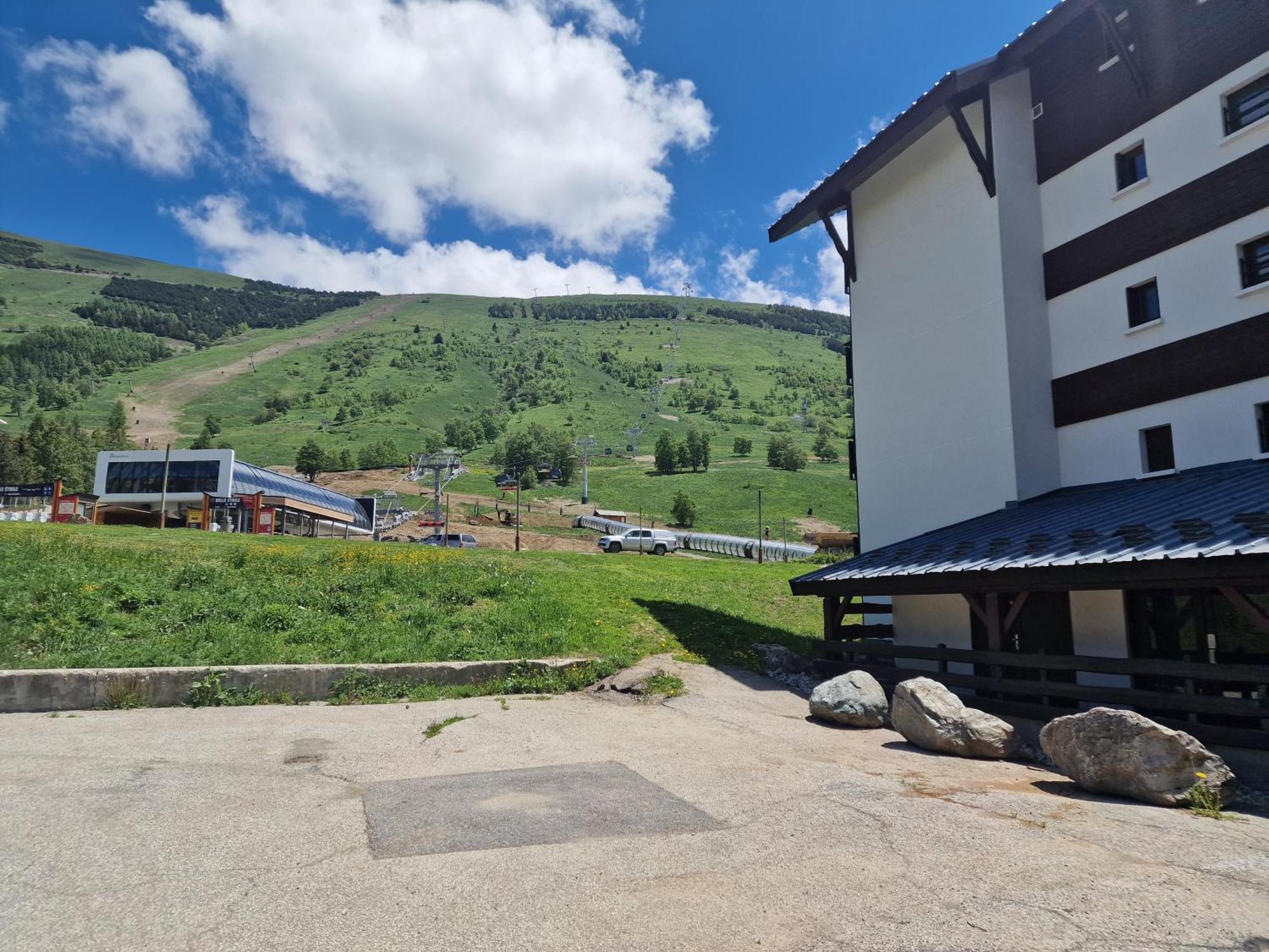 Les Brimbelles 27 Studio Au Pied Du Telemix De Belle Etoile Les Deux Alpes Exteriör bild
